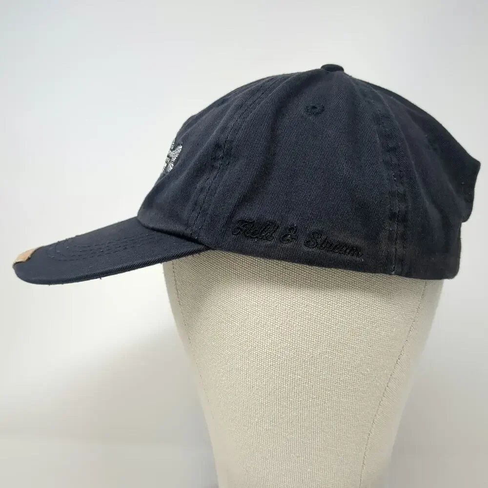 Field & Stream Baseball Cap Blue One Size Embroidered Fish Bass Slideback Hat